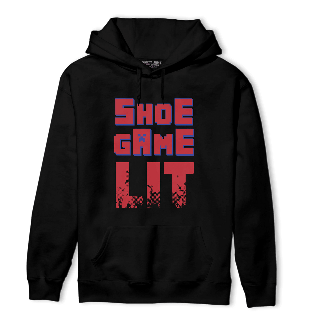 Playoffs 8s Hoodie Match Shoe Game Lit - NastyJamz