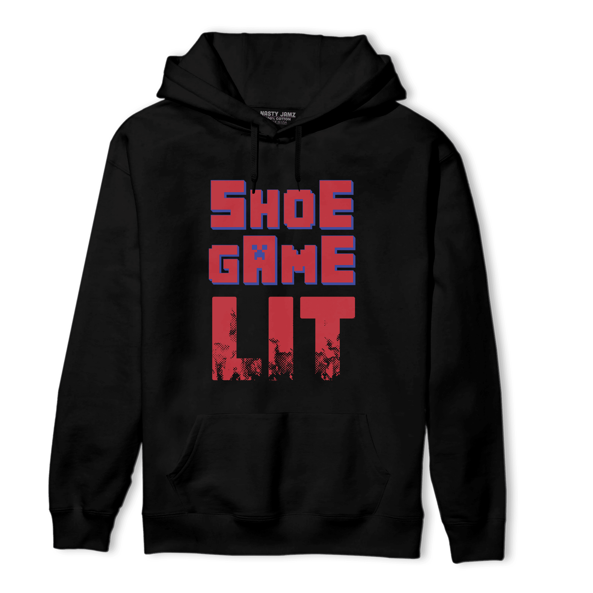 Playoffs 8s Hoodie Match Shoe Game Lit - NastyJamz