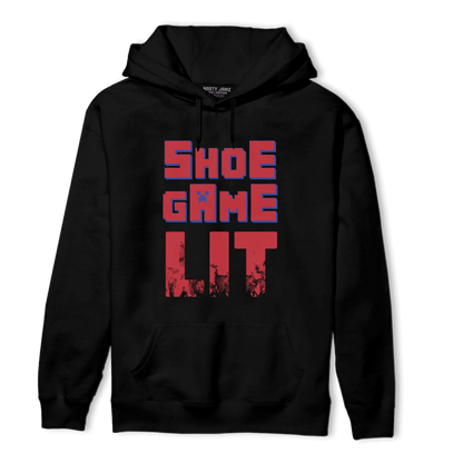 Playoffs 8s Hoodie Match Shoe Game Lit - NastyJamz