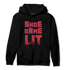 Playoffs 8s Hoodie Match Shoe Game Lit - NastyJamz