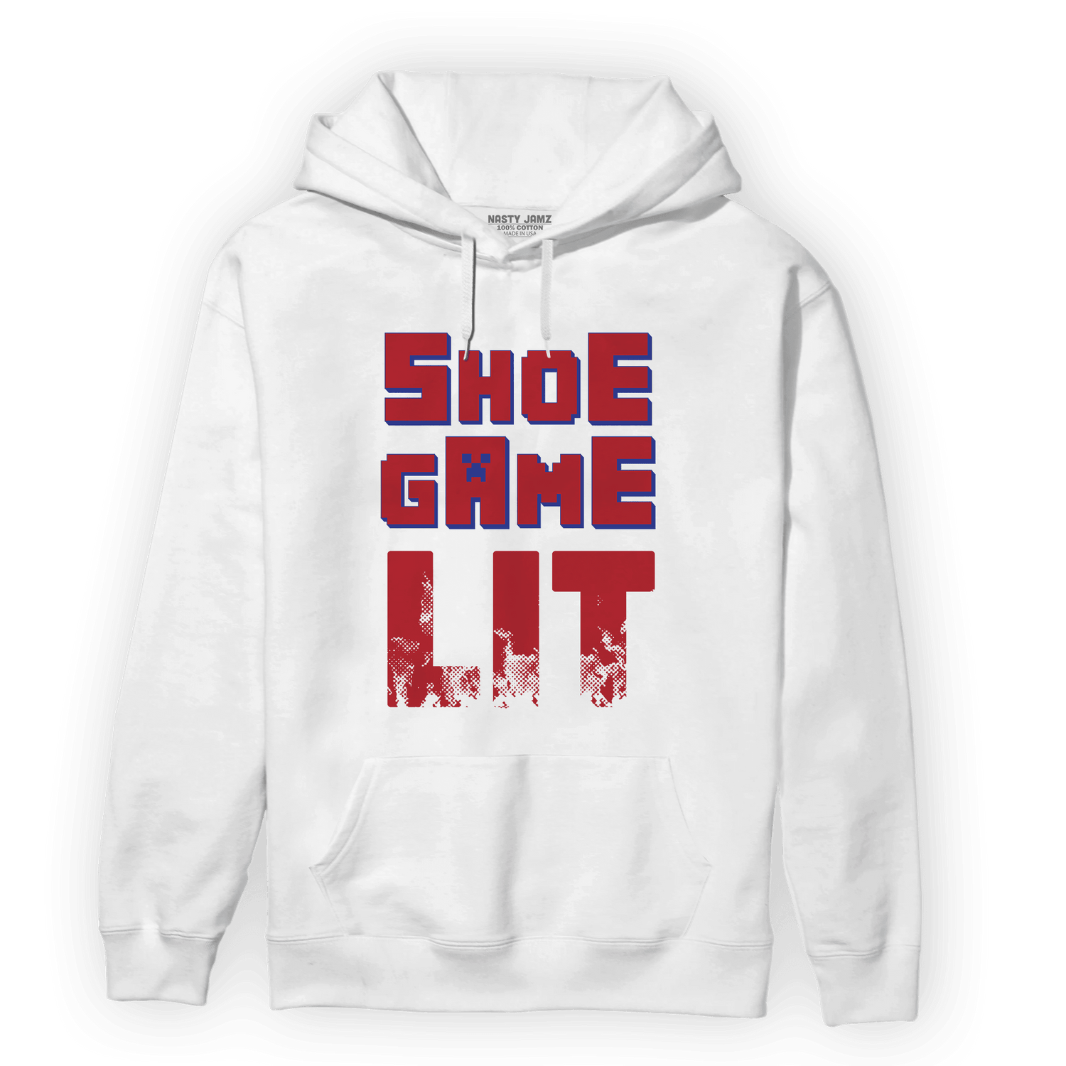 Playoffs 8s Hoodie Match Shoe Game Lit - NastyJamz