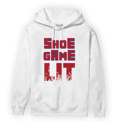 Playoffs 8s Hoodie Match Shoe Game Lit - NastyJamz