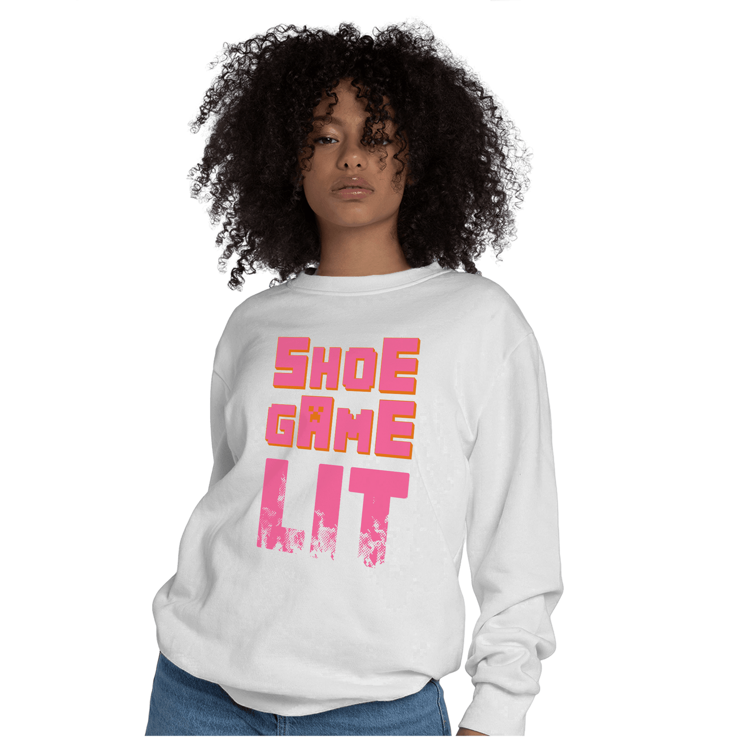 SB Dunk Blossom Sweatshirt Match Shoe Game Lit - NastyJamz