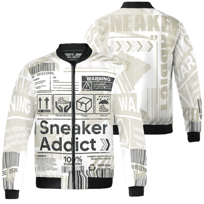 Gratitude 11s Jacket Match Sneaker Addict 3D All-Over Print Warning - NastyJamz