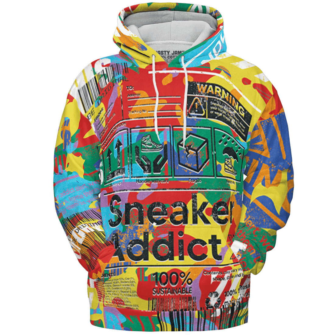 Mid GS Six Championships 1s Hoodie Match Sneaker Addict 3D All-Over Print Warning - NastyJamz