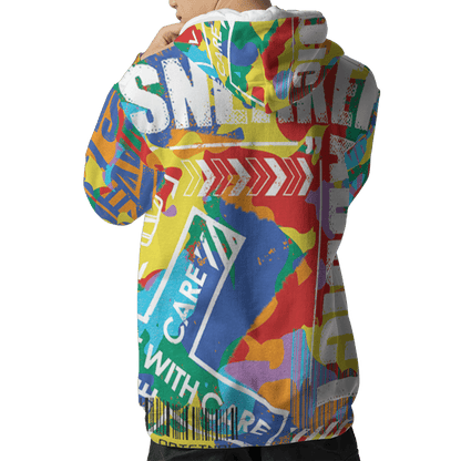 Mid GS Six Championships 1s Hoodie Match Sneaker Addict 3D All-Over Print Warning - NastyJamz