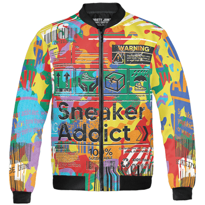 Mid GS Six Championships 1s Jacket Match Sneaker Addict 3D All-Over Print Warning - NastyJamz