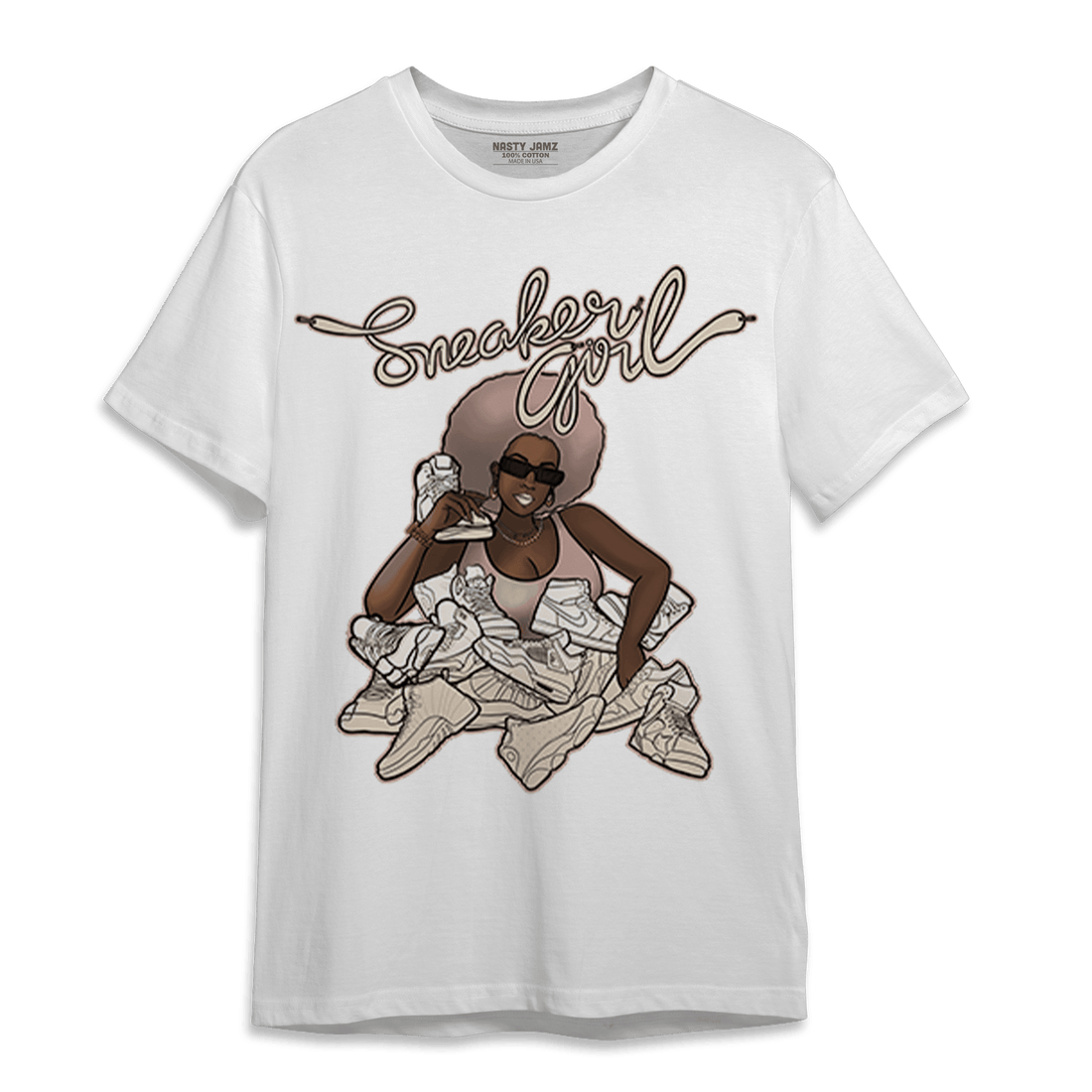 Dunk Low Twist Sanddrift T Shirt Match Sneaker Girl - NastyJamz