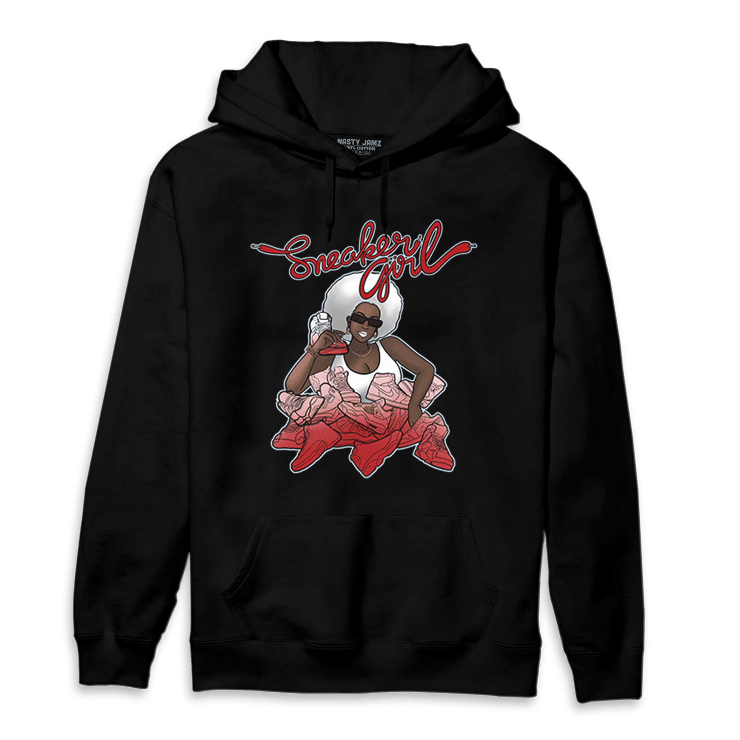 Cherry 11s Hoodie Match Sneaker Girl - NastyJamz