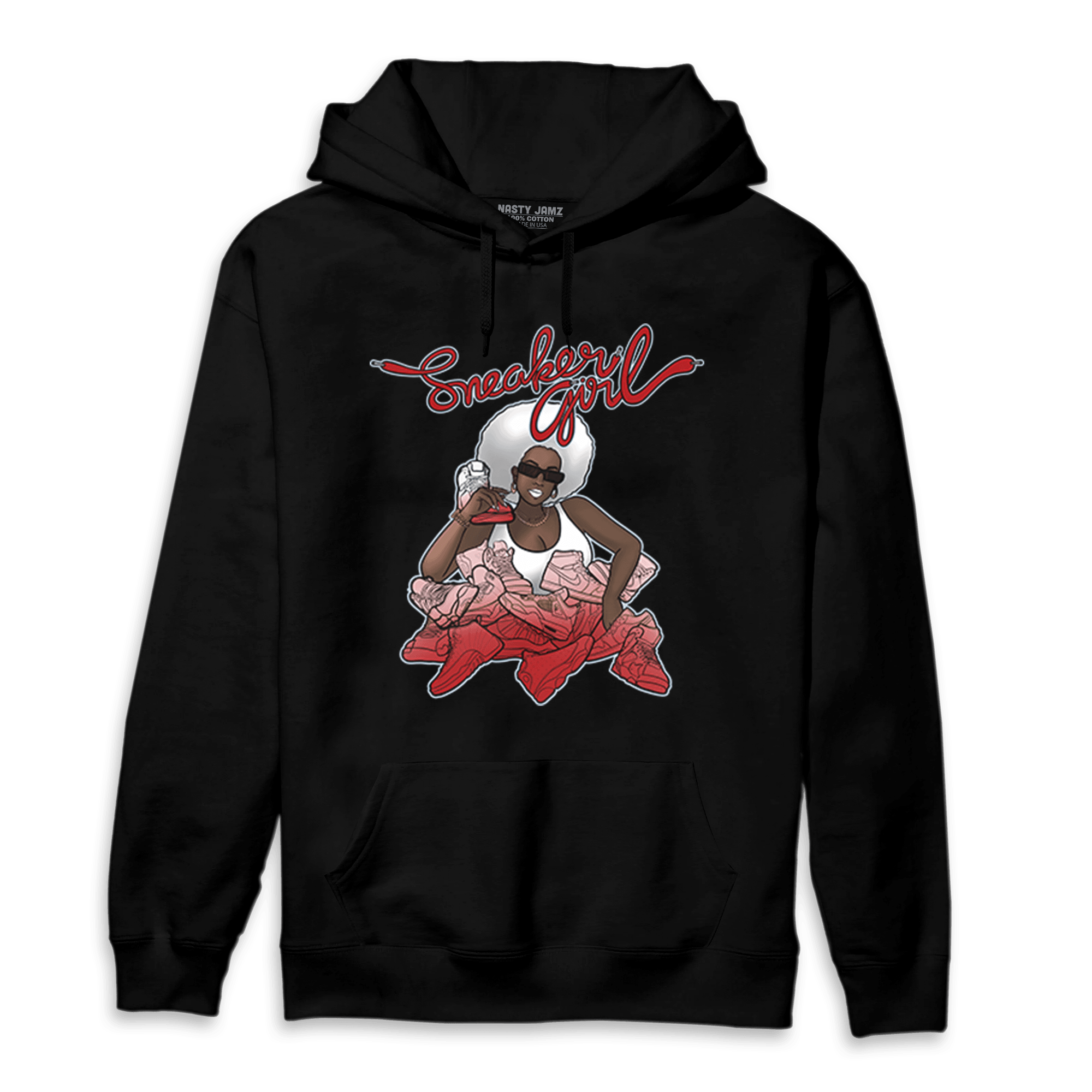 Cherry 11s Hoodie Match Sneaker Girl - NastyJamz