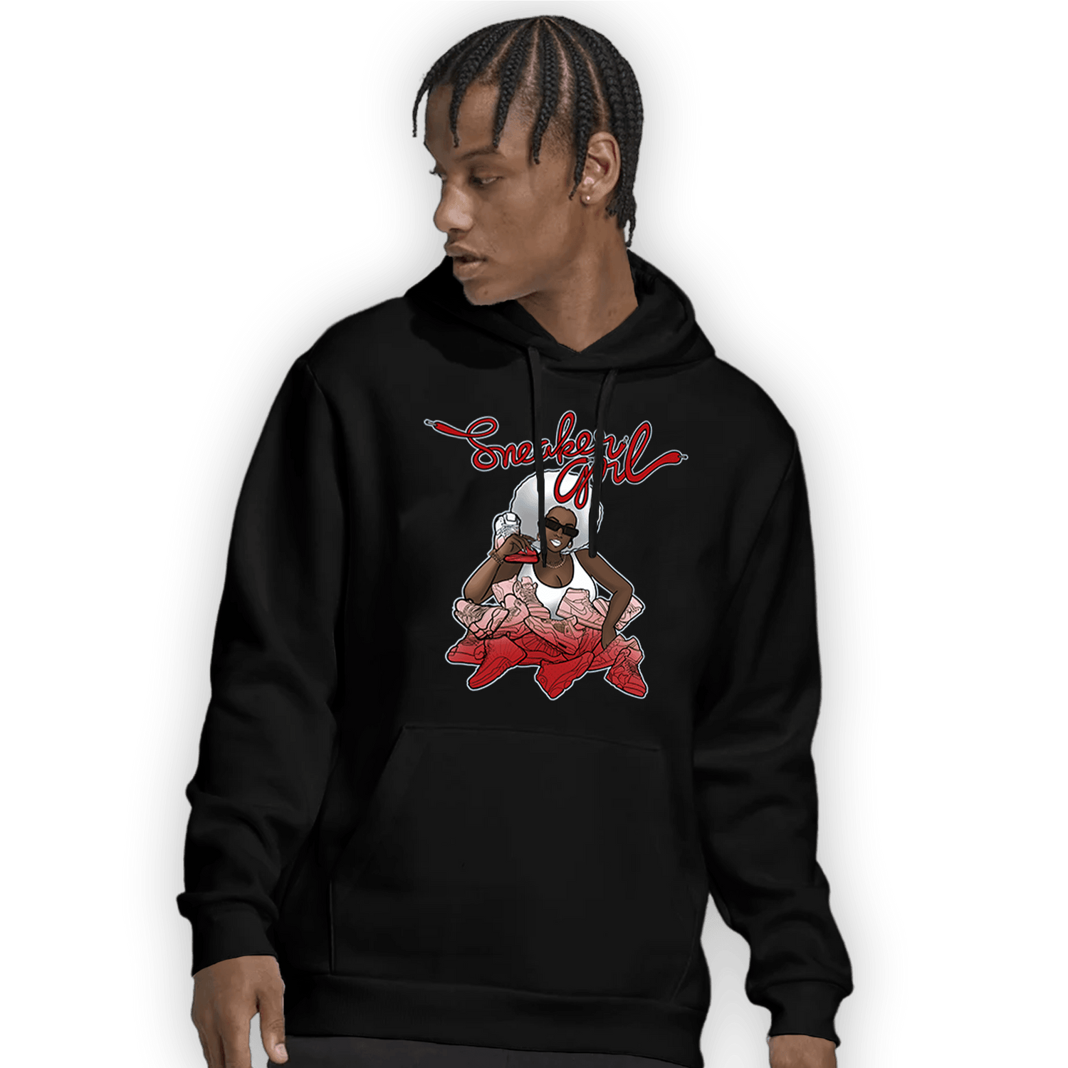 Cherry 11s Hoodie Match Sneaker Girl - NastyJamz