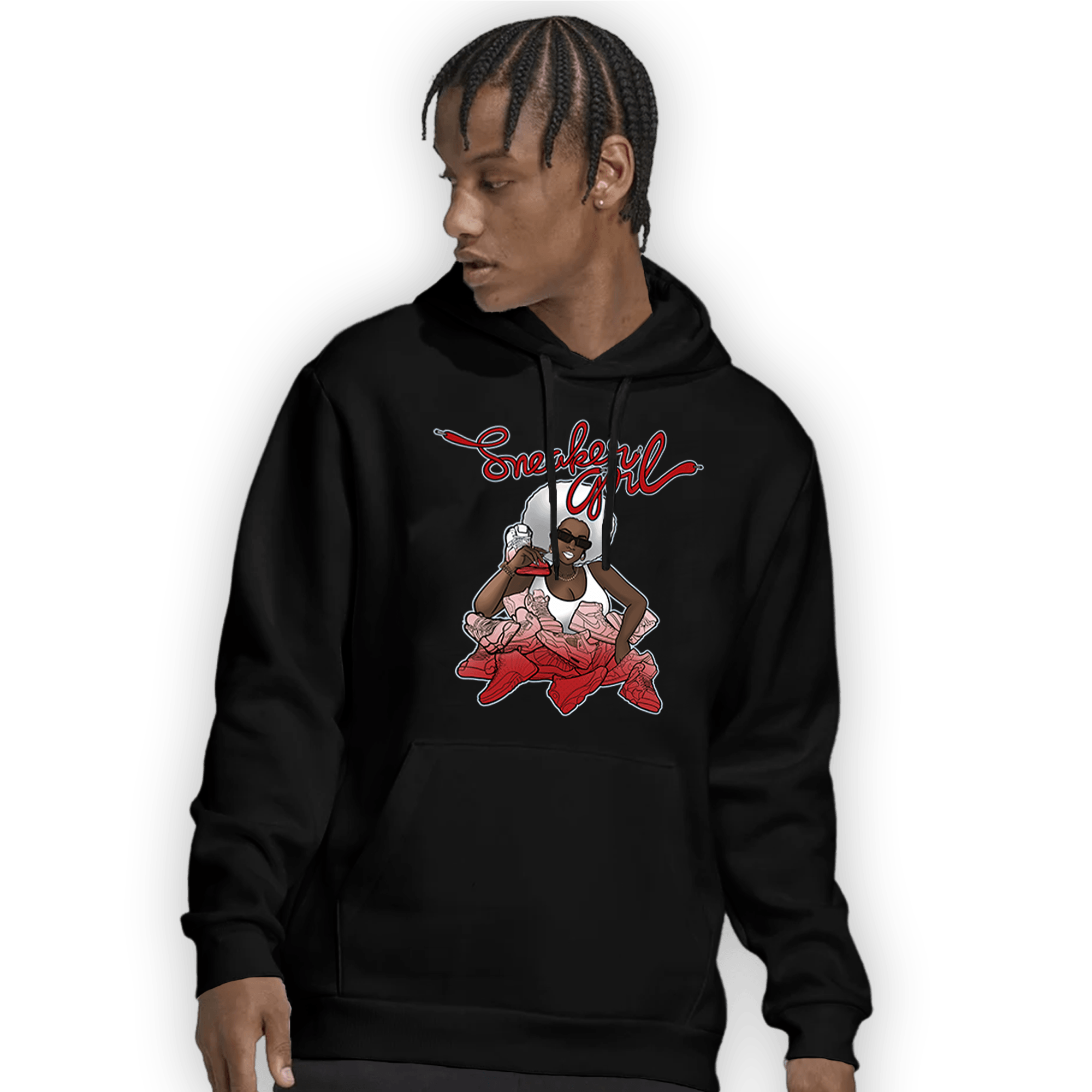 Cherry 11s Hoodie Match Sneaker Girl - NastyJamz