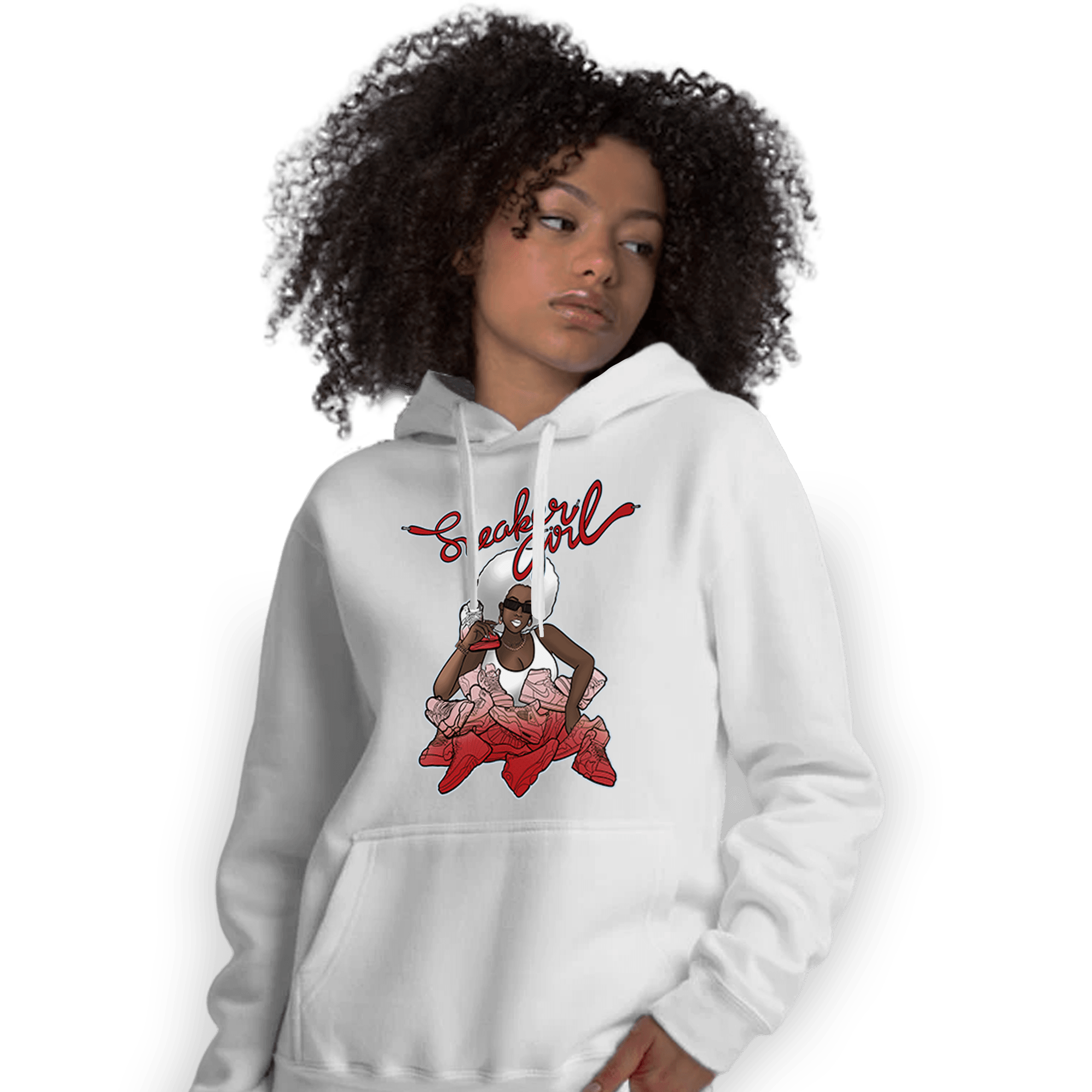 Cherry 11s Hoodie Match Sneaker Girl - NastyJamz