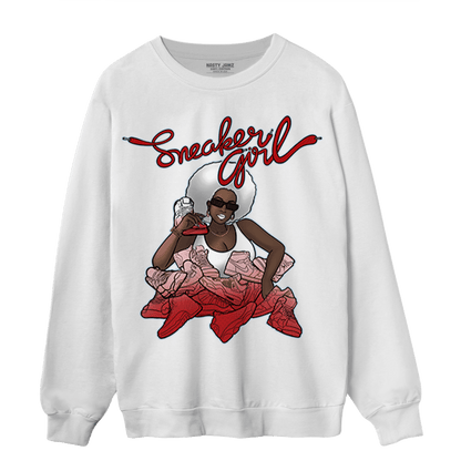 Cherry 11s Sweatshirt Match Sneaker Girl - NastyJamz