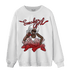 Cherry 11s Sweatshirt Match Sneaker Girl - NastyJamz