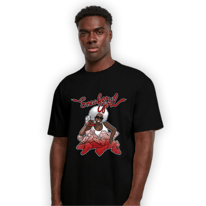 Cherry 11s T Shirt Match Sneaker Girl - NastyJamz