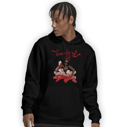 Cherry 12s Hoodie Match Sneaker Girl - NastyJamz