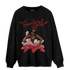 Cherry 12s Sweatshirt Match Sneaker Girl - NastyJamz