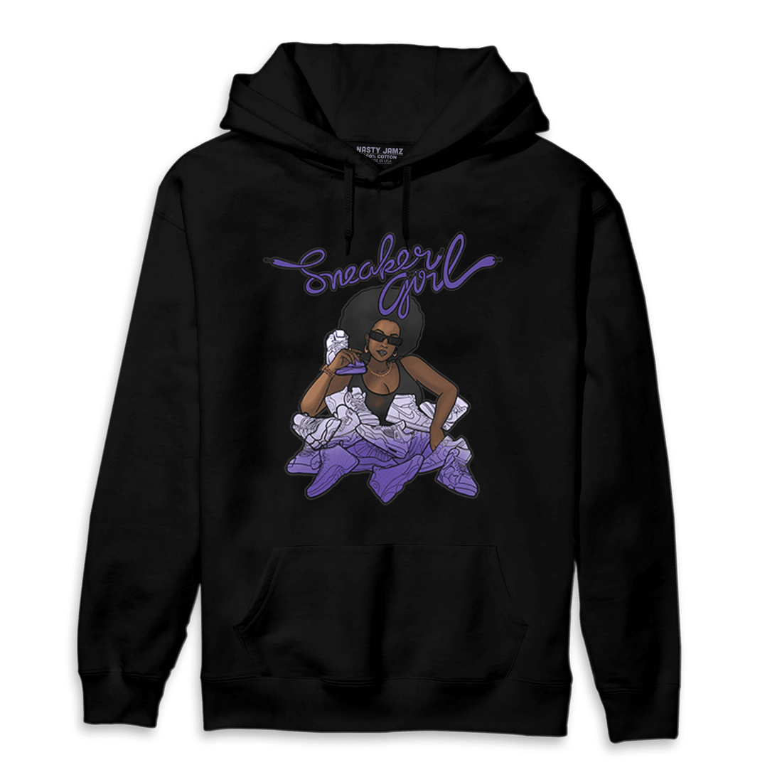 Field Purple 12s Hoodie Match Sneaker Girl - NastyJamz