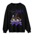 Field Purple 12s Sweatshirt Match Sneaker Girl - NastyJamz