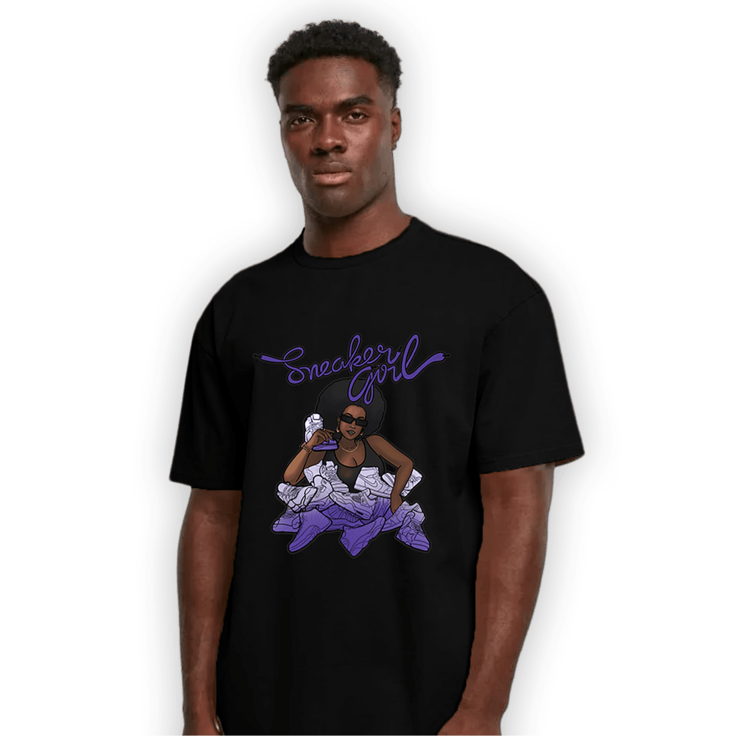 Field Purple 12s T Shirt Match Sneaker Girl - NastyJamz