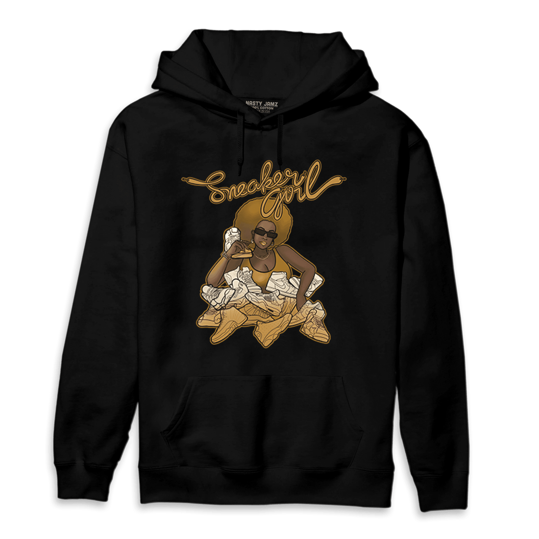 Wheat 13s Hoodie Match Sneaker Girl - NastyJamz