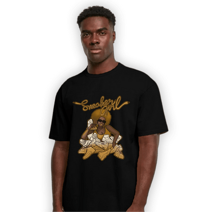Wheat 13s T Shirt Match Sneaker Girl - NastyJamz