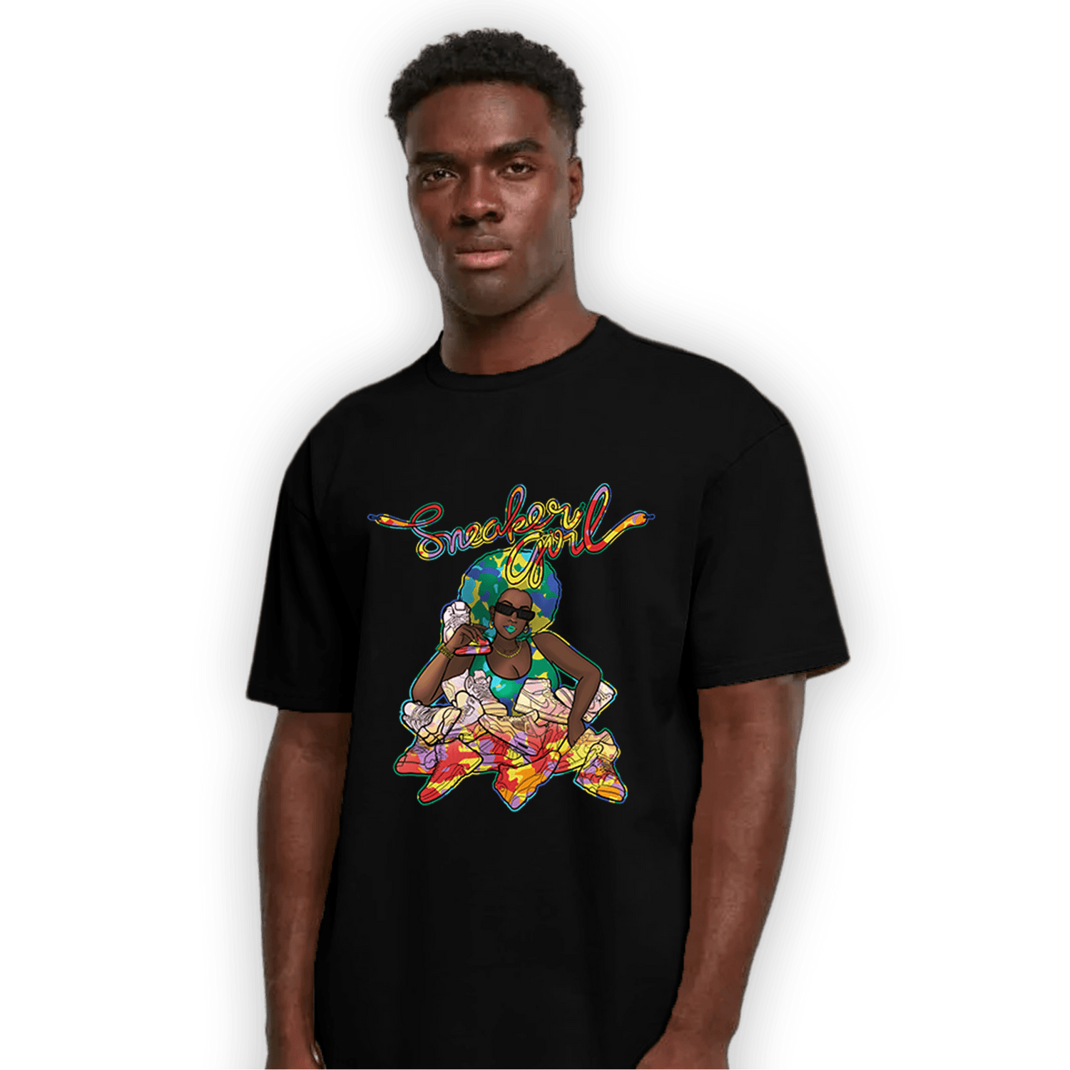 Mid GS Six Championships 1s T Shirt Match Sneaker Girl - NastyJamz