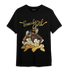Mid SE Black Gold 1s T Shirt Match Sneaker Girl - NastyJamz