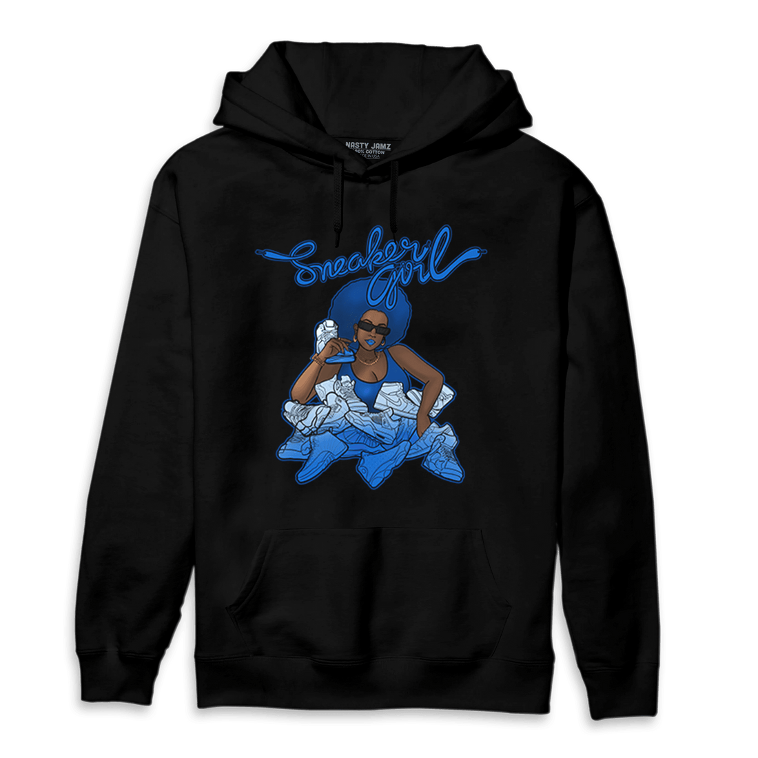 Royal Reimagined 1s Hoodie Match Sneaker Girl - NastyJamz