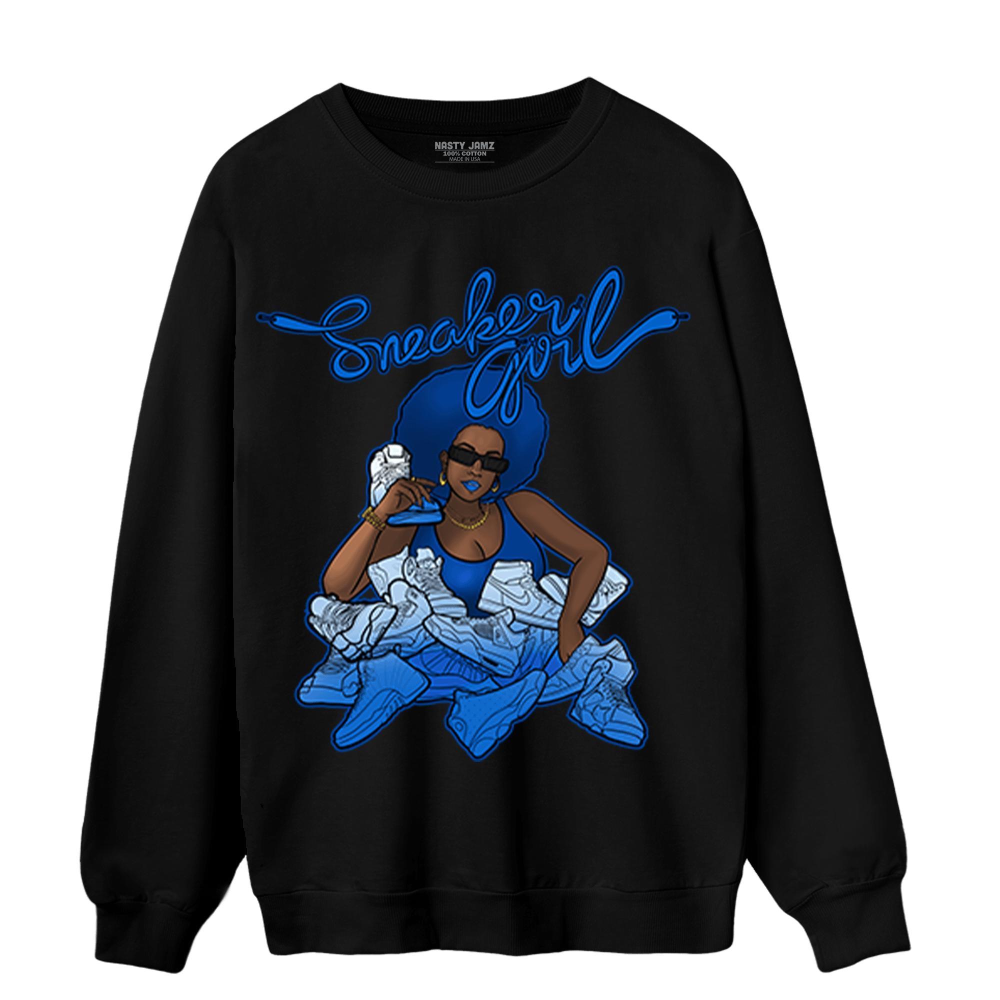 Royal Reimagined 1s Sweatshirt Match Sneaker Girl - NastyJamz
