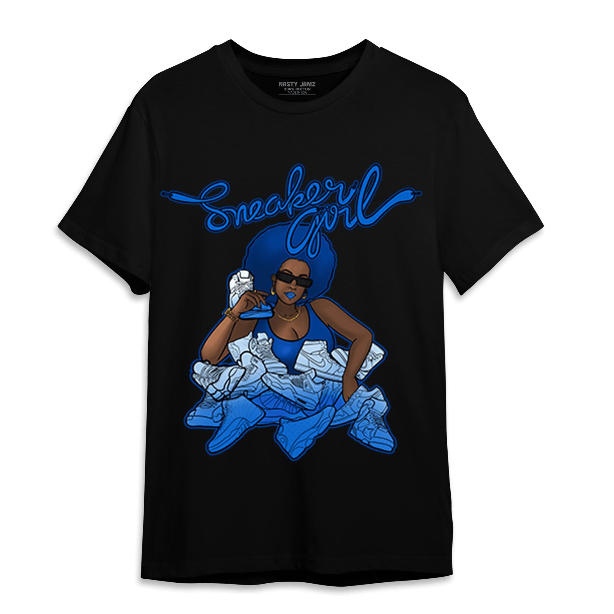 Royal Reimagined 1s T Shirt Match Sneaker Girl - NastyJamz