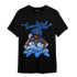 University Blue Toe 1s T Shirt Match Sneaker Girl - NastyJamz