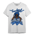 University Blue Toe 1s T Shirt Match Sneaker Girl - NastyJamz