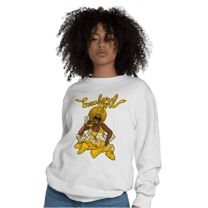 Yellow Ochre 1s Sweatshirt Match Sneaker Girl - NastyJamz