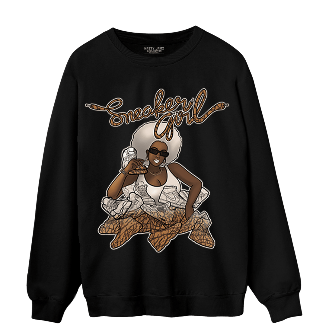 Palomino 3s Sweatshirt Match Sneaker Girl - NastyJamz