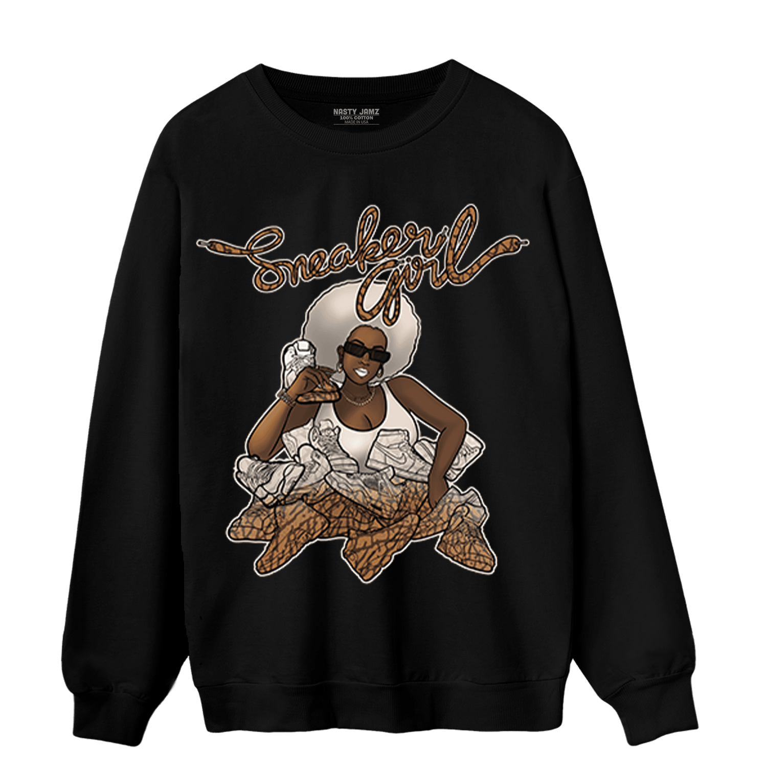 Palomino 3s Sweatshirt Match Sneaker Girl - NastyJamz
