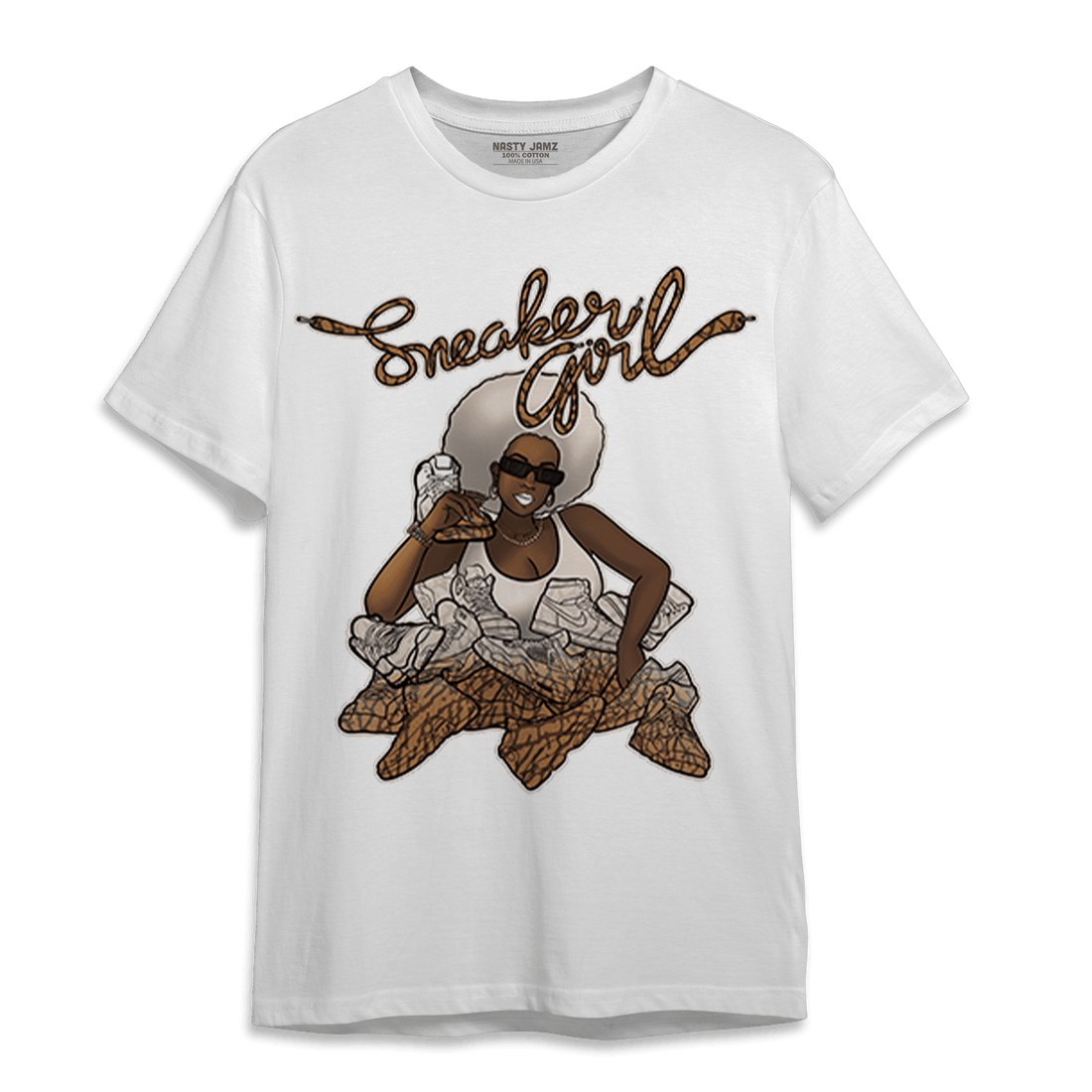 Palomino 3s T Shirt Match Sneaker Girl - NastyJamz