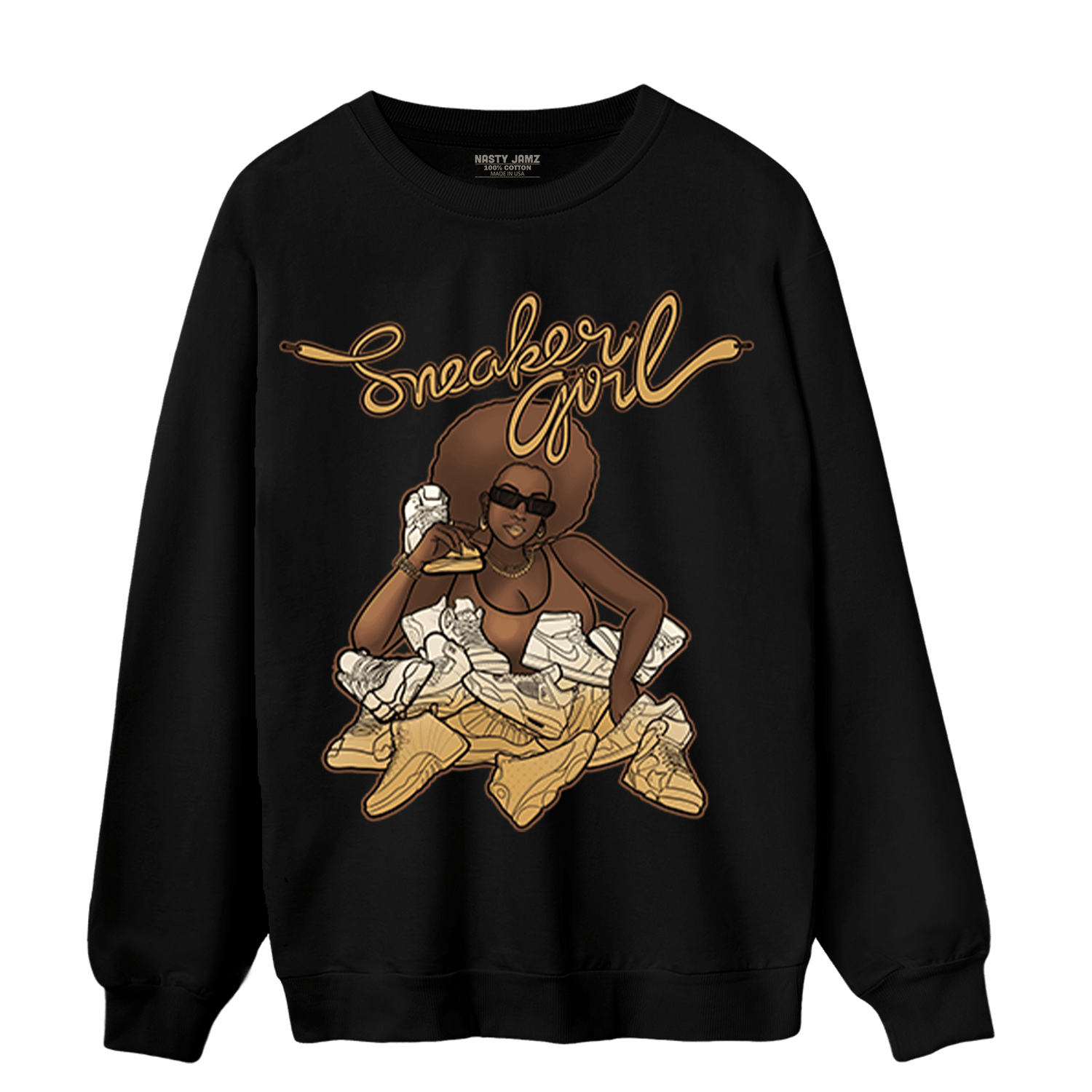 Cacao Wow 4s Sweatshirt Match Sneaker Girl - NastyJamz