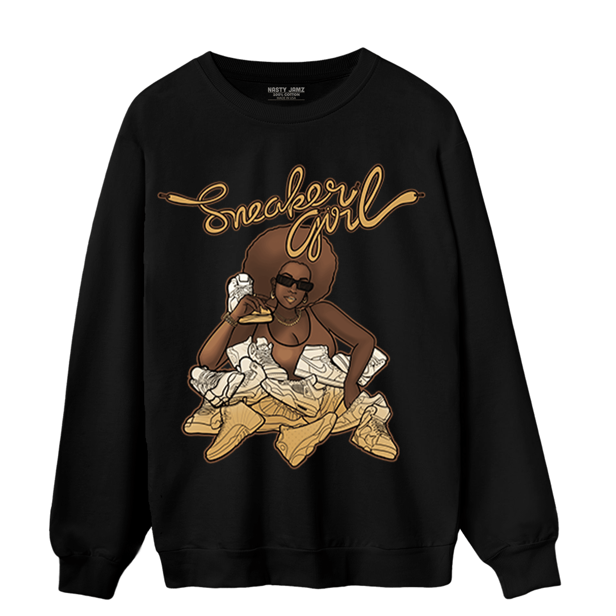 Cacao Wow 4s Sweatshirt Match Sneaker Girl - NastyJamz