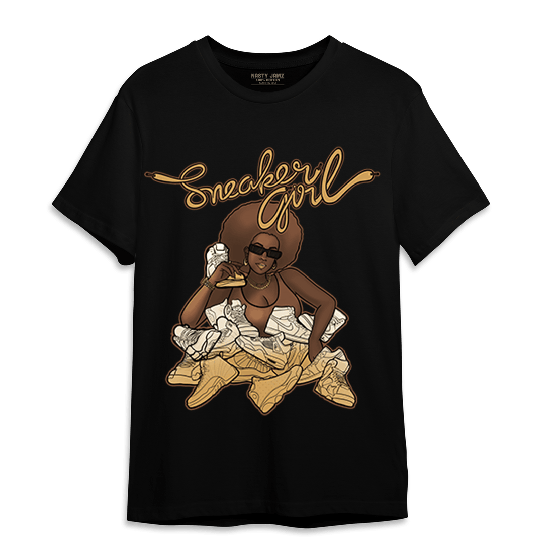 Cacao Wow 4s T Shirt Match Sneaker Girl - NastyJamz