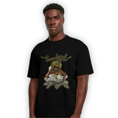 SE Craft Medium Olive 4s T Shirt Match Sneaker Girl - NastyJamz