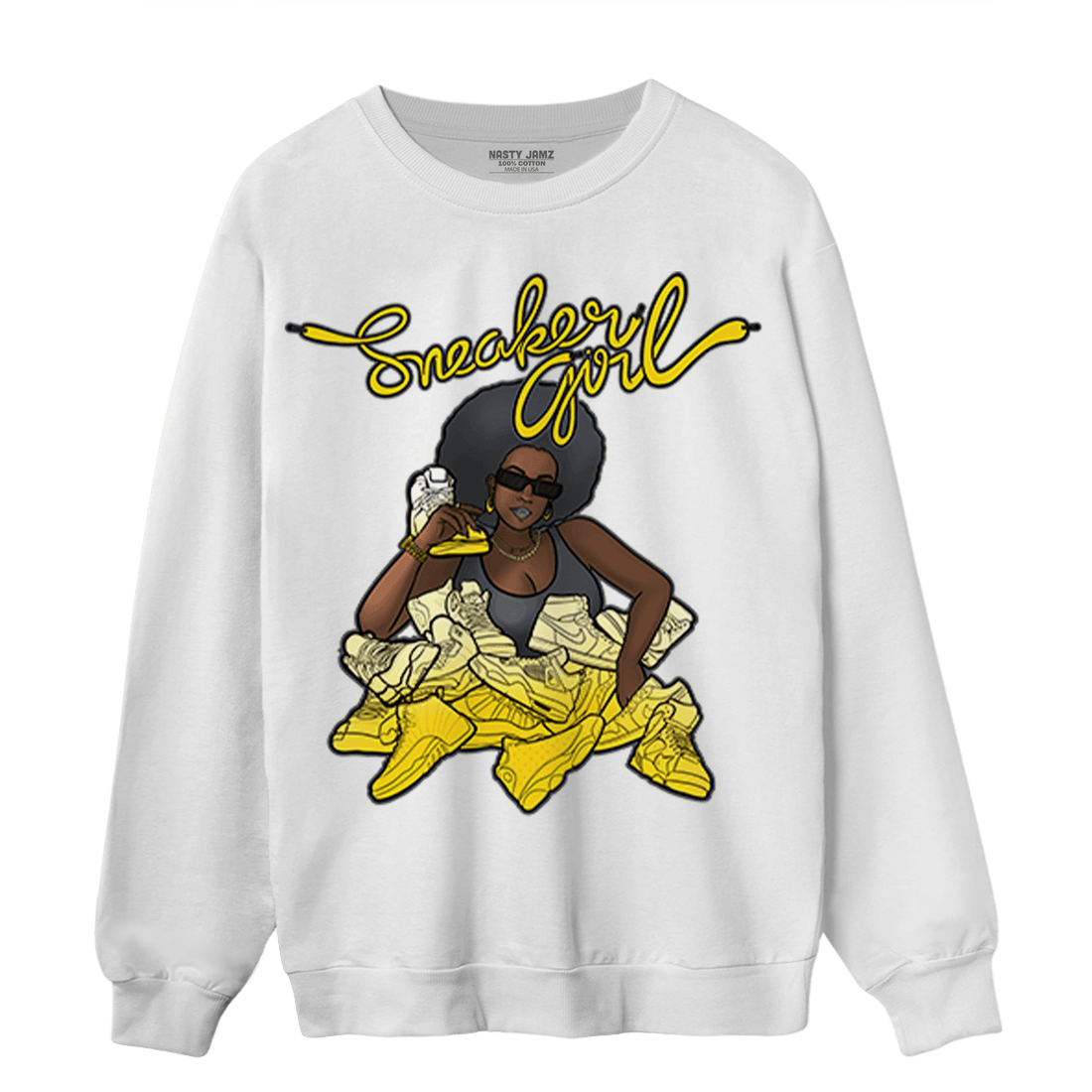 Thunder 4s Sweatshirt Match Sneaker Girl - NastyJamz