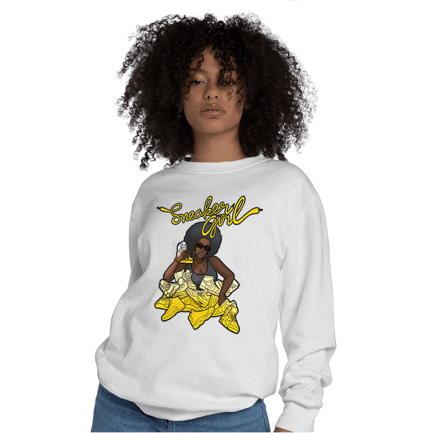Thunder 4s Sweatshirt Match Sneaker Girl - NastyJamz