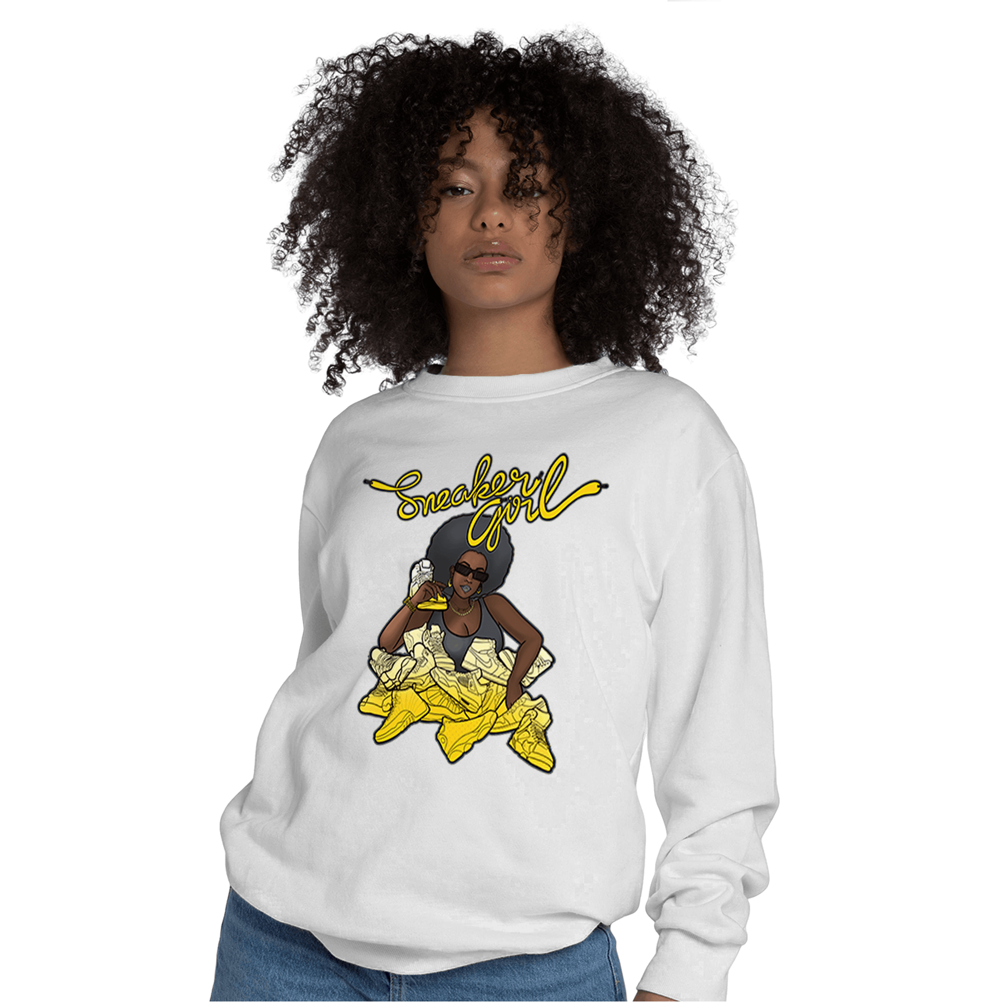 Thunder 4s Sweatshirt Match Sneaker Girl - NastyJamz