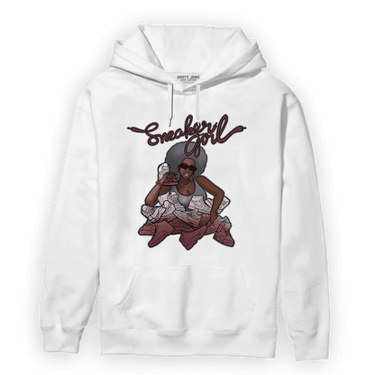 Burgundy 5s Hoodie Match Sneaker Girl - NastyJamz