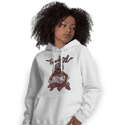 Burgundy 5s Hoodie Match Sneaker Girl - NastyJamz