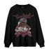 Burgundy 5s Sweatshirt Match Sneaker Girl - NastyJamz