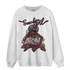 Burgundy 5s Sweatshirt Match Sneaker Girl - NastyJamz