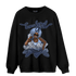 Midnight Navy 5s Sweatshirt Match Sneaker Girl - NastyJamz